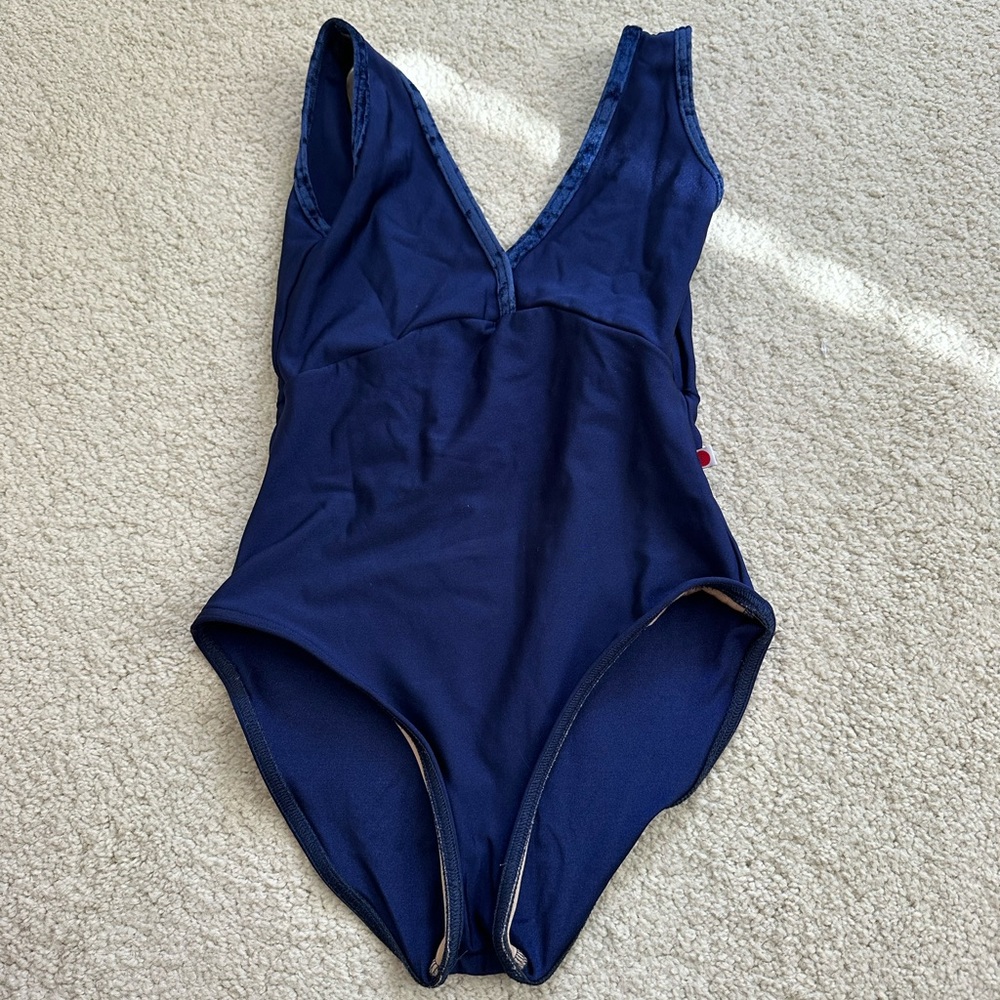 Yumiko Alicia Navy Leotard